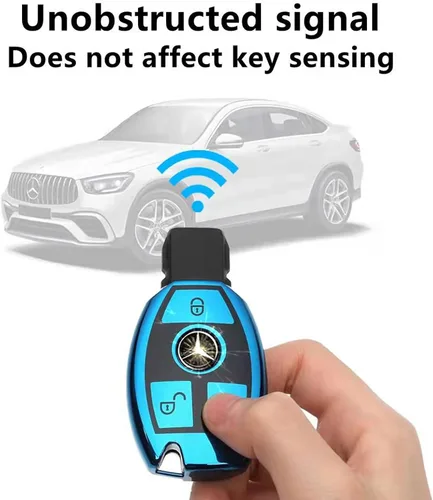 Miniatura 5 de Hermosa funda de TPU suave para llaves inteligentes de coche adecuada para Mercedes benz CLS CLA CLK G GL R SLK AMG A B C CL S SL M ML Class Auto