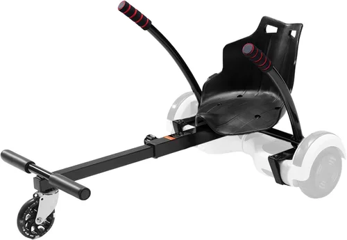 Miniatura 9 de VEVOR Hoverboard Seat Attachment, Adjustable Frame, 220 LBS Capacity, Fits 6.5" 8" 8.5" 10" Hoverboards, Go Kart Accessory for Kids & Adults