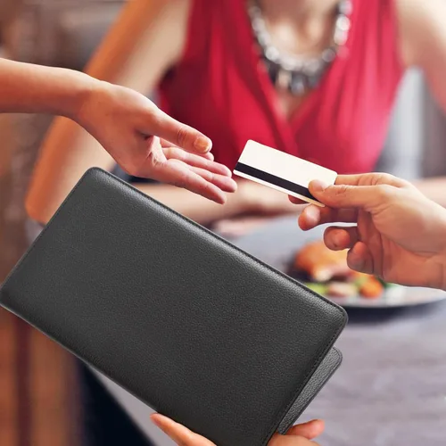 Miniatura 7 de CoBak Presentadores de Cheques para Restaurante, Soporte para Tarjetas de Cheques de Invitados, Soporte para Facturas de Restaurante, Presentadores