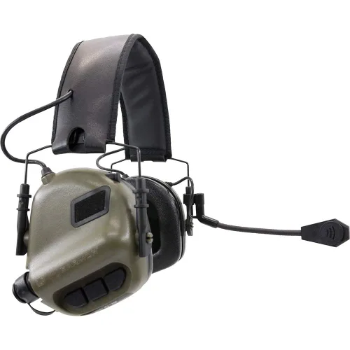 Miniatura 7 de EARMOR Auriculares tácticos M32 para caza y disparo con micrófono, amplificación de sonido, chaqueta Nato TP120, color negro Oscuro