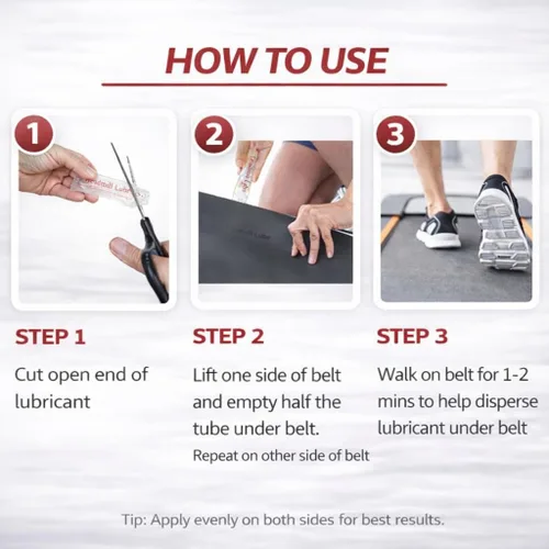 Miniatura 4 de Lubricante para cinta de correr para cinturón, lubricante de cinta de correr 100% silicona, fácil de aplicar, formulado para todas las cintas