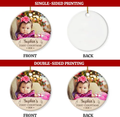 Miniatura 7 de Adorno de rana personalizado con estilo de joyería, adorno acrílico 2024 para niña, mujer, mamá, ideas de regalo de Navidad, decoración de árbol