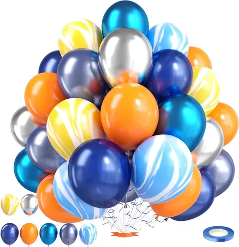 Miniatura 17 de Globos de Graduación 2025, 50 Piezas Globos de Graduación Negro Dorado de 12 Pulgadas para Suministros de Decoración de Fiesta de Graduación