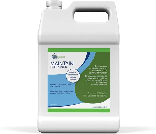 Miniatura 8 de Aquascape MAINTAIN - Tratamiento de agua para estanques de koi y peces, fácil de usar, potente mezcla de bacterias beneficiosas, aglutinante