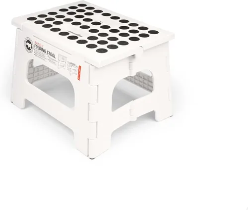 Miniatura 9 de Kikkerland Rhino II Taburete., Plástico, Negro