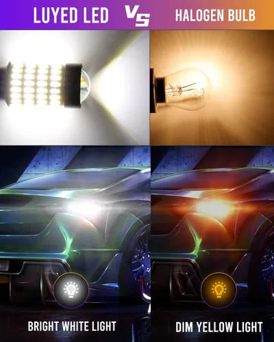 Miniatura 6 de 2 X 1700, luces extremadamente brillantes 1157 4014 102-EX, conjunto de chips, foco 7528 led 1157 2057 2357, de xenón, blanco