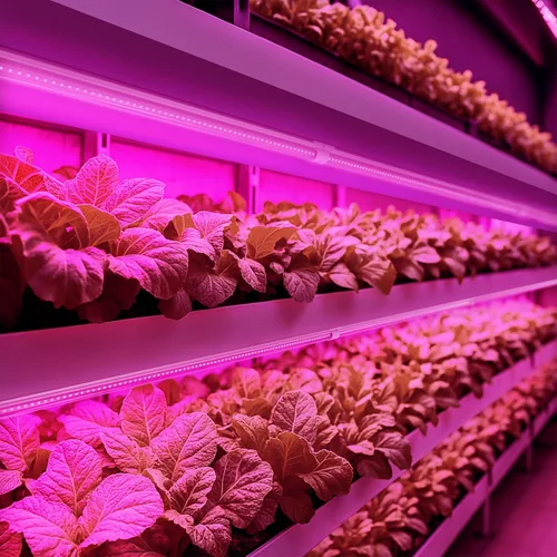 Miniatura 9 de Barrina Luz LED de crecimiento, 252 W (6 x 42 W) 4 pies T8, espectro completo, forma de V con reflector, diseño enlazable, luces de plantas para Rosa