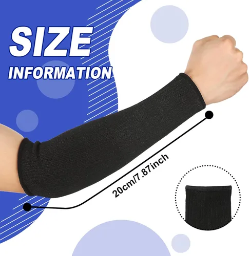 Miniatura 3 de 3 pares de protectores de brazo para piel fina y moretones, manga de antebrazo resistente a cortes nivel 5, manga de protección contra quemaduras