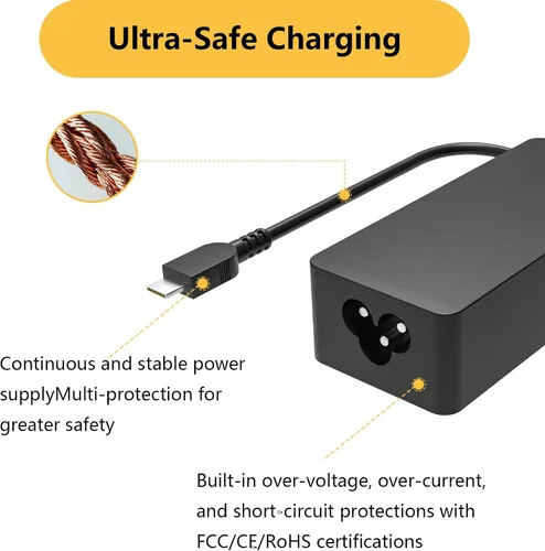 Miniatura 6 de Adaptador de Carga de 65W USB-C para NOCO GBC011 Boost X GBX45 GBX55 GBX75 GBX155 1250A 1750A y Arrancador de Salto Portátil Boost Air AX65