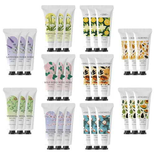Miniatura 9 de BODY & EARTH Crema de Manos a Granel Paquete de 50 Set de Regalo de Loción de Manos Loción de Manos Tamaño de Viaje Lociones a Granel para Regalos
