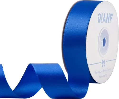 Miniatura 41 de QIANF Cinta plateada de satén de doble cara de 1-1/2 pulgadas para envolver regalos, lazos para el pelo, hacer cintas para el cabello, bandas