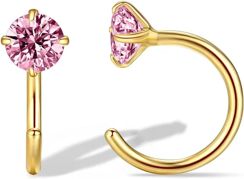 Aretes pequeños de plata de ley 925 para mujer