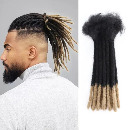 Miniatura 14 de 0.2 in y 0.2 in de ancho, 4-14 pulgadas de 10, 30, 60, 100 hebras de extensiones de cabello humano 100% real para hombres/mujeres/niños, paquetes