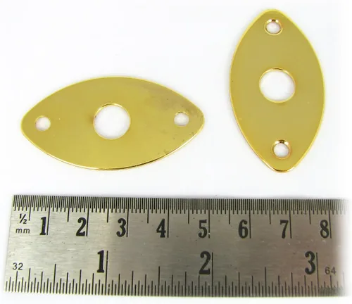 Miniatura 2 de 3-Pack Oro ovoides flat-profile Jack Platos