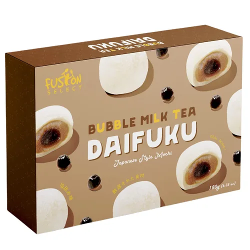 Fusion Select Mochi Daifuku Snacks – Pasteles de arroz tradicionales japoneses con relleno – Postres dulces asiáticos saborizados para la familia –