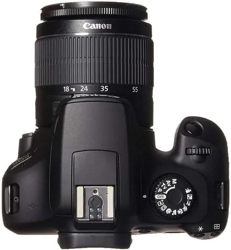 Miniatura 6 de Canon Cámara DSLR EOS 4000D/Rebel T100 con Canon EF-S 0.709-2.165 in F/3.5-5.6 DC III Zoom y teleobjetivo zoom 16.535-31.496 in f/8.3 HD + memoria