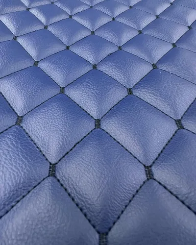 Tela de espuma acolchada de vinilo con tapicería de espuma de 3/8 pulgadas, 52 pulgadas de ancho, vendido por The Yard/Fabric Empire (negro con hilo