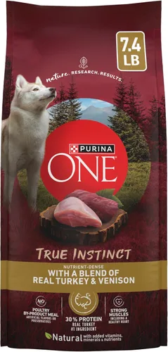 Miniatura 17 de Purina ONE Alimento seco natural para perros con alto contenido de proteínas, True Instinct con carne de res real y salmón con caldo de huesos