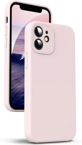Miniatura 39 de Supdeal Funda de silicona líquida para iPhone 12 Pro Max, [protección de cámara] [antihuellas dactilares] [carga inalámbrica] Funda protectora de 4