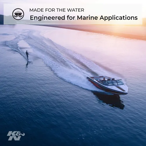 Miniatura 7 de K&N Filtro de aceite marino: Alto rendimiento, Premium, diseñado para proteger su motor: se adapta a motores seleccionados de Alaska, Chris Craft