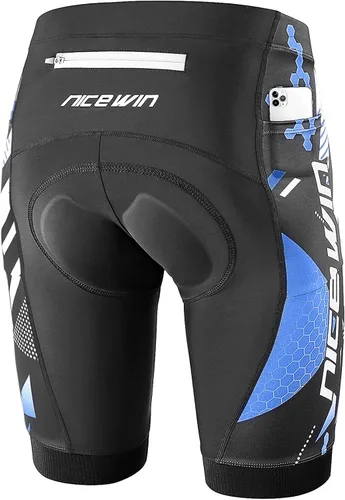 Miniatura 21 de NICEWIN - Pantalones cortos de ciclismo para hombre, con acolchado 3D y secado rápido