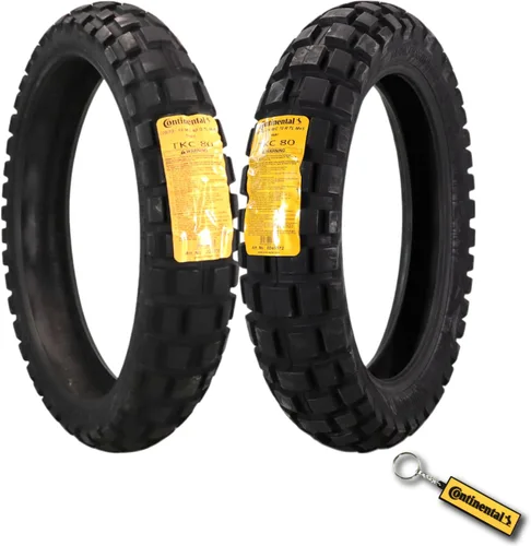 Miniatura 16 de Continental TKC 80 Twinduro M+S Neumático de Motocicleta - Neumático de Motocicleta Duradero para Todoterreno y Carretera para Turismo de Aventura