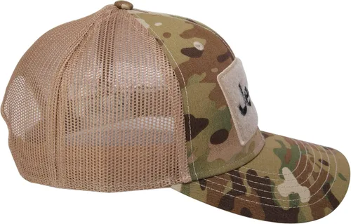 Miniatura 5 de Jeep Texto Logo Camo Patrón Gancho y Bucle Táctico Snapback Sombrero