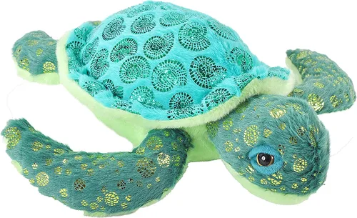 Wild Republic Tortuga marina, foilkins, animal de peluche, 12 pulgadas, regalo para niños, juguete de peluche, botellas de agua recicladas
