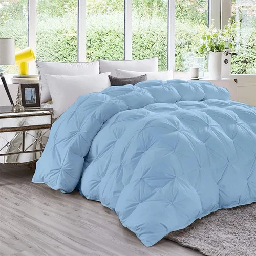 Miniatura 37 de Premium Collection - Edredón alternativo de diamante de 1600 hilos, tamaño individual XL, 68 x 92 pulgadas, 1 pieza para todas las estaciones