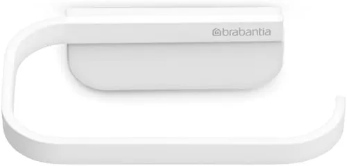 Miniatura 3 de Brabantia Mindset - Portarrollos de papel higiénico montado en la pared (blanco fresco mineral) de apertura amplia, estante de pañuelos de baño