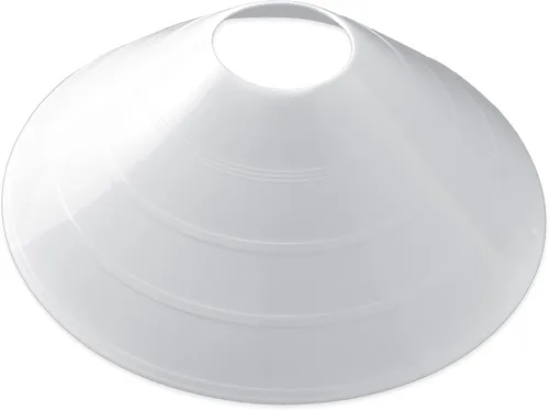 AGORA Conos de disco de práctica de 4" - Juego de 10 Blanco