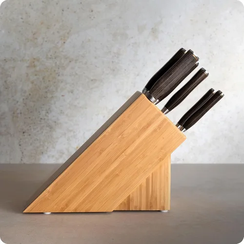 Miniatura 5 de Shun Premier - Juego de bloques profesionales de 8 piezas, cuenta con 6 cuchillos Shun Premier, acero de afilado y bloque de cuchillos de bambú