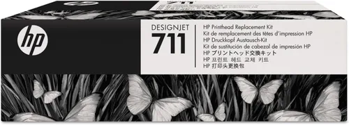 HP 711 DesignJet Kit de repuesto de cabezal de impresión (C1Q10A) para impresoras de trazador de gran formato DesignJet T530, T525, T520, T130,
