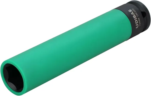 Miniatura 10 de Llave de tuerca de impacto de 17 mm de 1/2 pulgada, profunda, métrica, con fundas protectoras y material CR-MO de alta resistencia que no deja marcas
