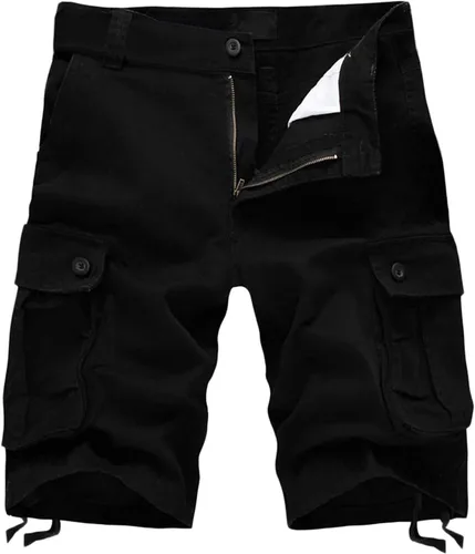 Miniatura 16 de Men Cargo Shorts Classic Fit Lightweight Ripstop Pants Tactical Outdoor Work Short Trousers with Multi Pocket