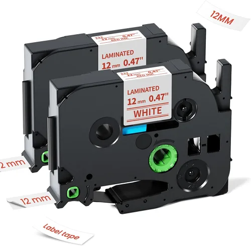 Miniatura 12 de Labelife Paquete de 5 cintas TZe TZ de 0.47 pulgadas laminadas transparentes TZe-131 de repuesto para Brother Label Maker Tape Clear TZe131 TZ-131
