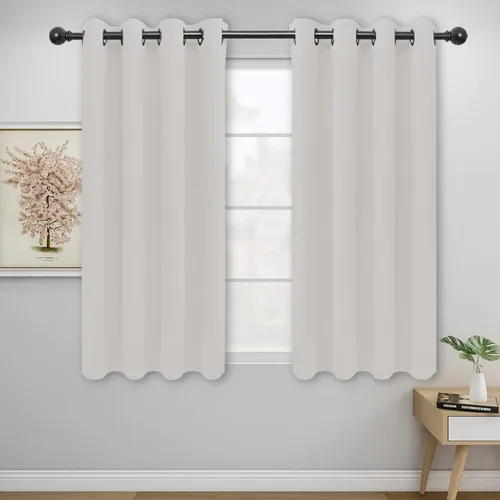 Miniatura 159 de Easy-Going - Cortinas opacas para dormitorio, aislamiento térmico sólido con ojales, cortinas de ventana para reducción de ruido, cortinas