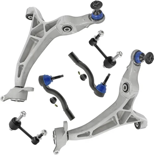 Miniatura 98 de Detroit Axle - Kit de extremo delantero para Chrysler 300 Dodge Charge Challenger 2011-2023, 2 brazos de control inferiores traseros 2 rótulas
