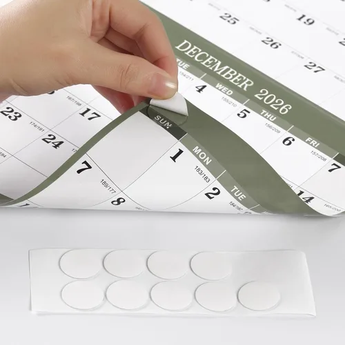 Miniatura 9 de Calendario anual de pared 2026 – Calendario de borrado en seco 2026 para pared, 34.6 x 22.9 pulgadas, enero 2026 a diciembre de 2026, calendario