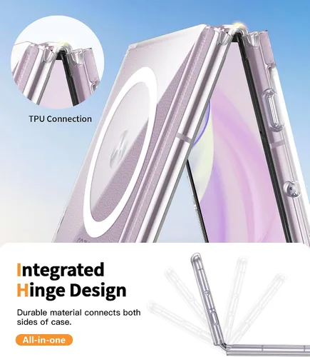 Miniatura 1311 de FNTCASE Funda para iPhone 13 Pro-Max: Fundas magnéticas transparentes compatibles con Magsafe Slim anti amarillamiento protección contra caídas