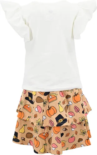 Miniatura 38 de Unique Baby Girls 2pc Skirt Set Outfit Long Sleeve Top with Skirt