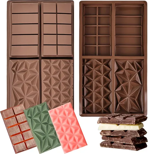 Miniatura 9 de moldes de chocolate molde de barra de chocolate de silicona moldes de caramelo moldes de silicona para moldes de barra de chocolate molde