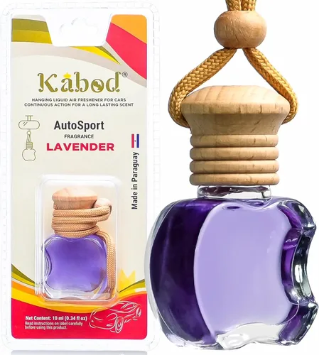 Miniatura 14 de Ambientador para coche colgante de bambú Kabod Difusor de aceites esenciales Aroma verde limpio Neutralizador de olores natural Fragancia