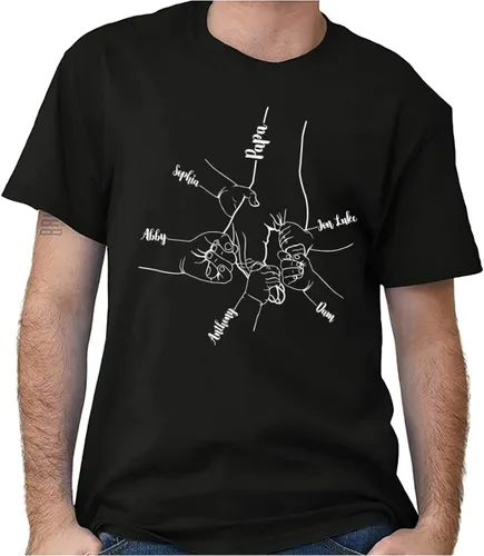 Miniatura 3 de Camisa personalizada para abuelo, papá, nietos con nombre, regalos personalizados para papá y papá, regalos para el día del padre, abuelo.