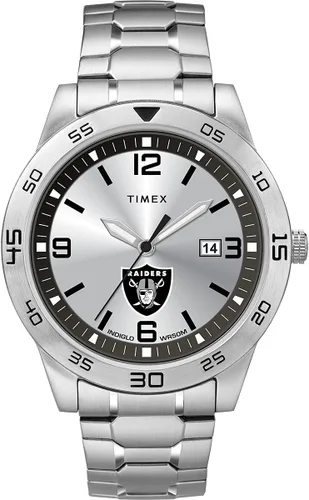 Miniatura 19 de Timex Tribute Reloj de cuarzo para hombre Citation de 42 mm con correa de acero inoxidable