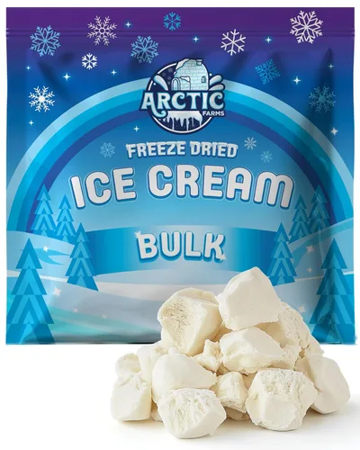 Miniatura 9 de Arctic Farms Trozos de Helado Liofilizado a Granel - No se Derrite (Mantequilla de Maní) (1 libra)