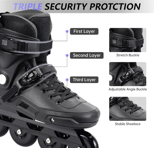 Miniatura 2 de SWAY Patines profesionales en línea para adultos, patines de alto rendimiento para mujeres y hombres, patines de carreras para adolescentes