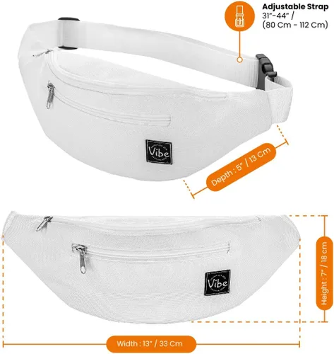 Miniatura 4 de Riñonera Vibe Festival Gear para hombre y mujer, muchos estampados, negro holográfico, plateado, dorado, bonita riñonera para festival rave