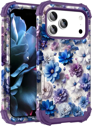 Miniatura 45 de Hocase Funda para iPhone SE 2022/2020, resistente a prueba de golpes, de plástico duro+goma de silicona, funda protectora híbrida para iPhone SE