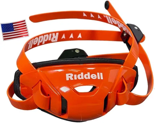 Riddell SpeedFlex Hard Cup Cam-Loc Chinstrap + calcomanía para casco de la bandera de Estados Unidos (solo SPEEDFLEX, no se adapta a ningún otro